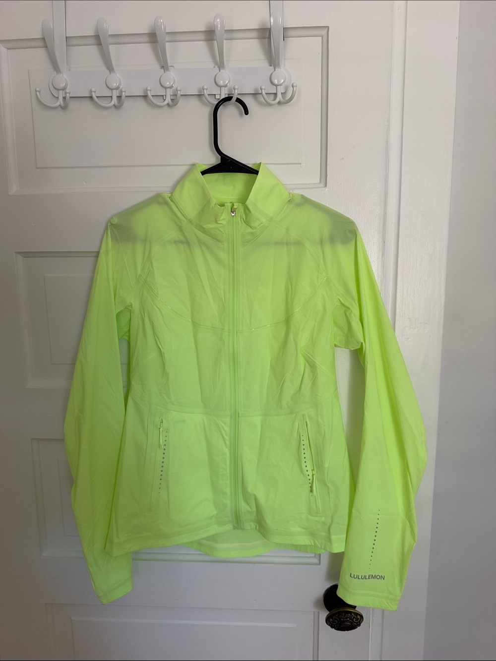 lululemon athletica Women's Neon Yellow Lightweight Full-Zip Jacket